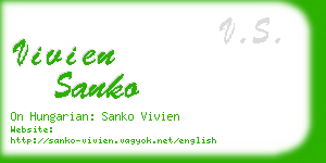 vivien sanko business card